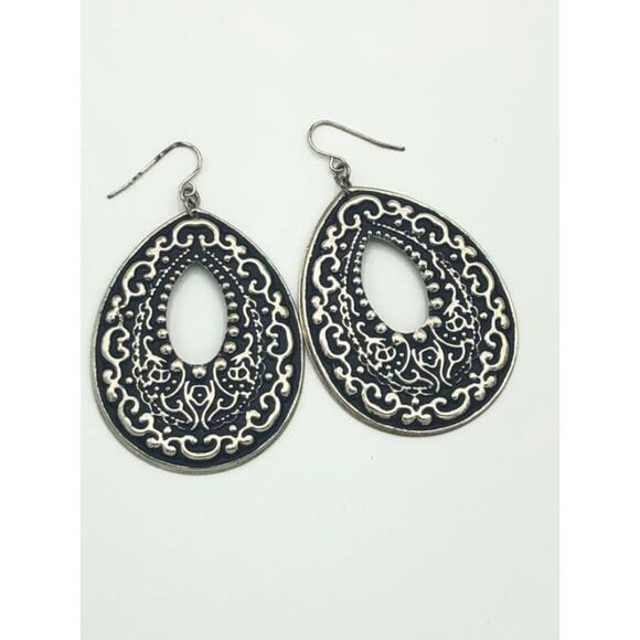 Rustic Look Earrings - Picture 1 of 5